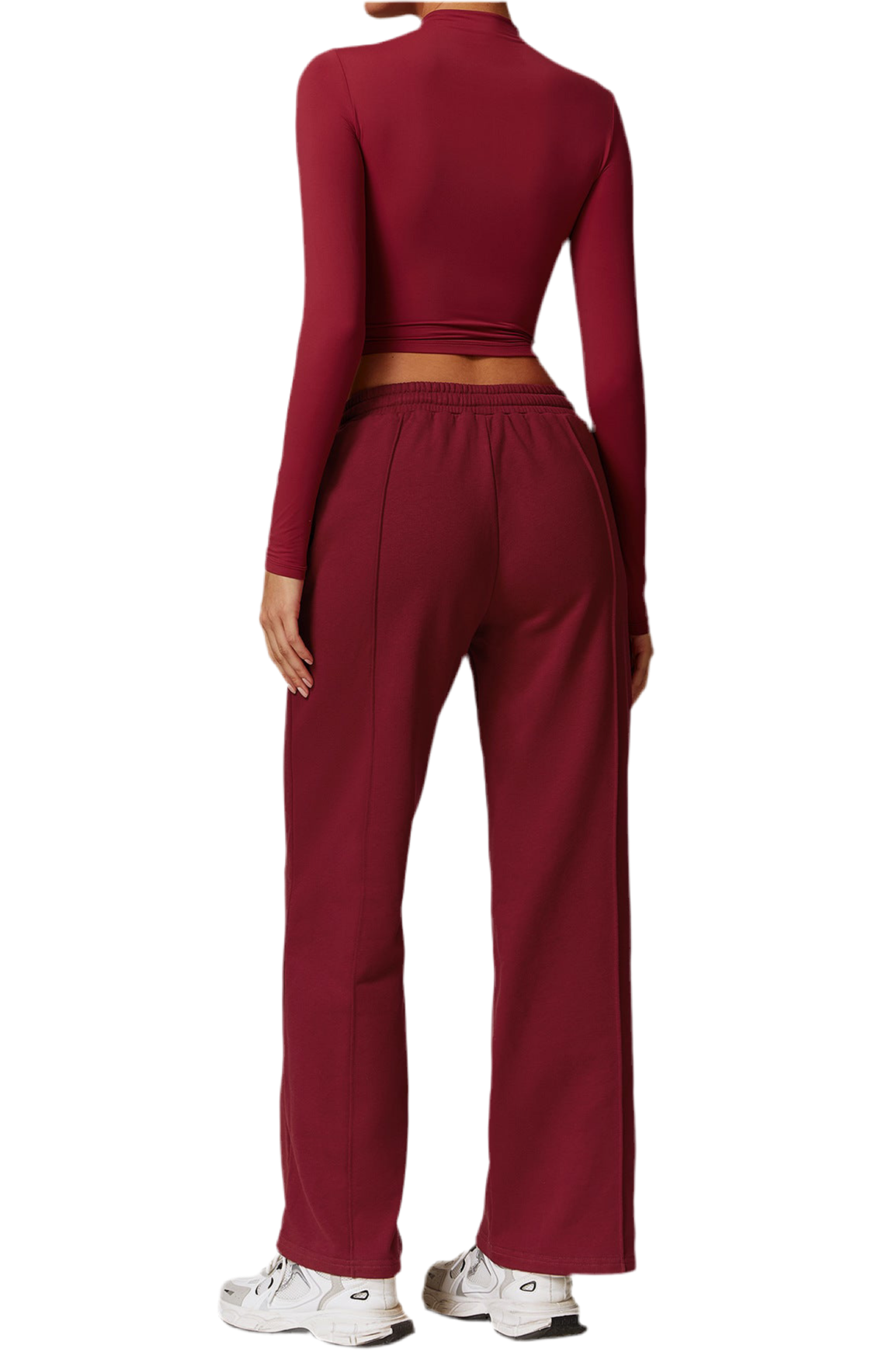 חולצת קז'ואל צמודה שרוול ארוך