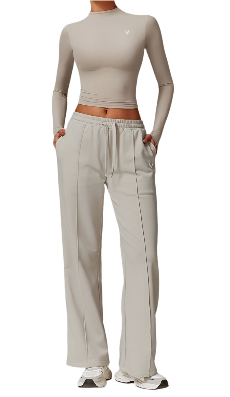 מכנס קז’ואל בגזרה רחבה