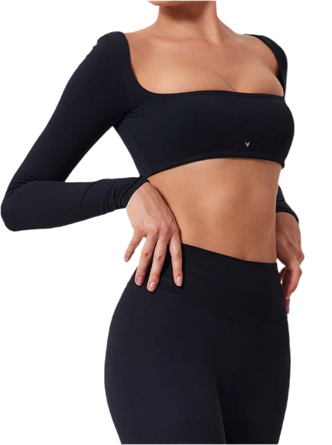 חולצת חצי בטן שרוול ארוך