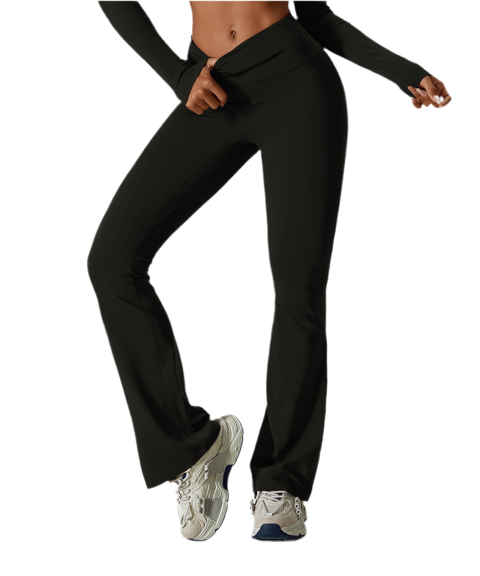 מכנס ארוך בגזרה רחבה