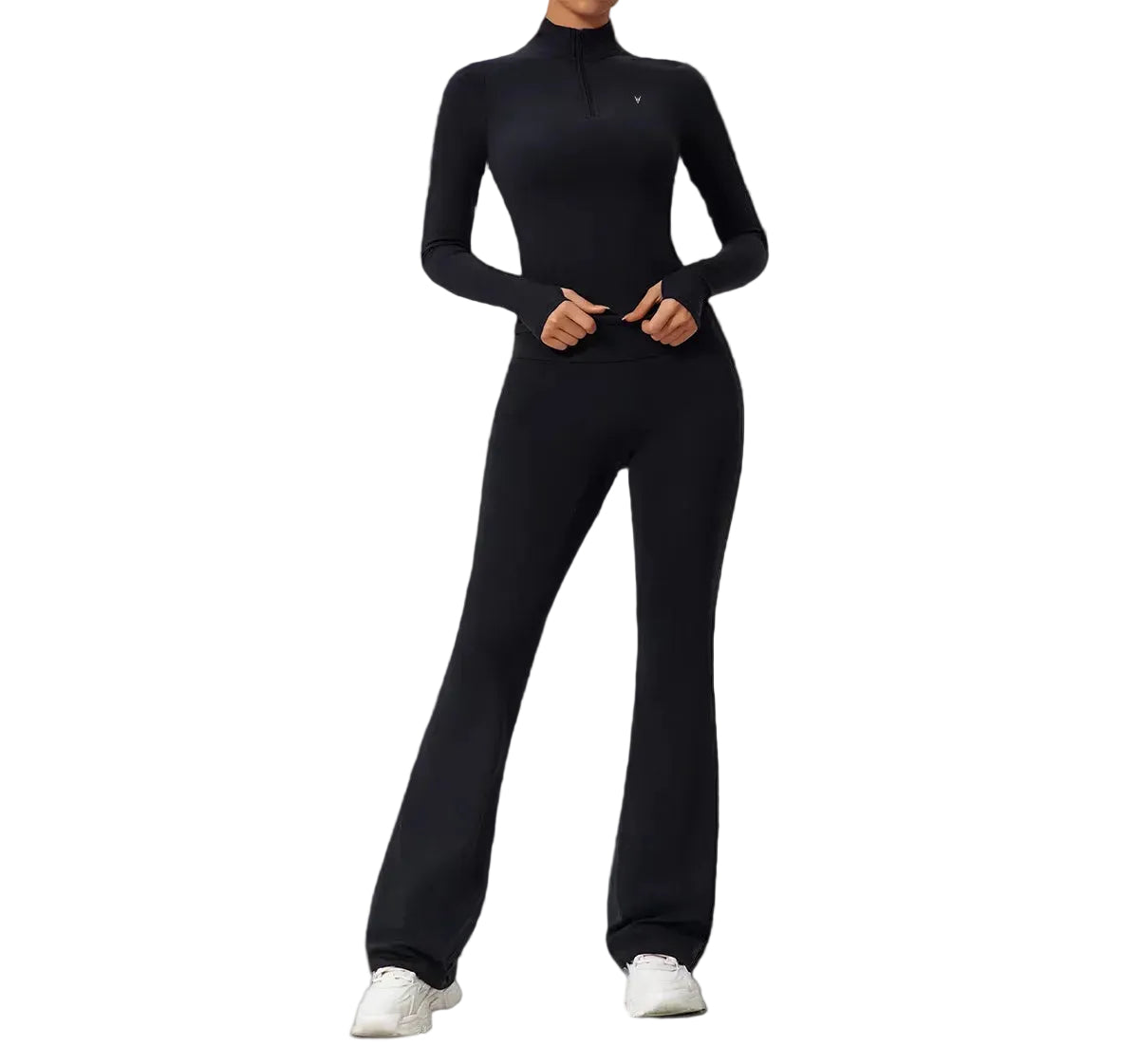 סט גקיט ומכנס ארוך פתח רחב