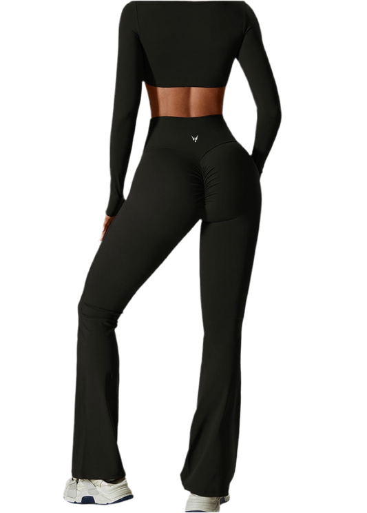 חולצת חצי בטן שרוול ארוך