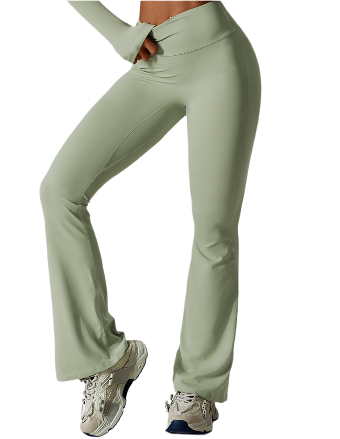 מכנס ארוך בגזרה רחבה