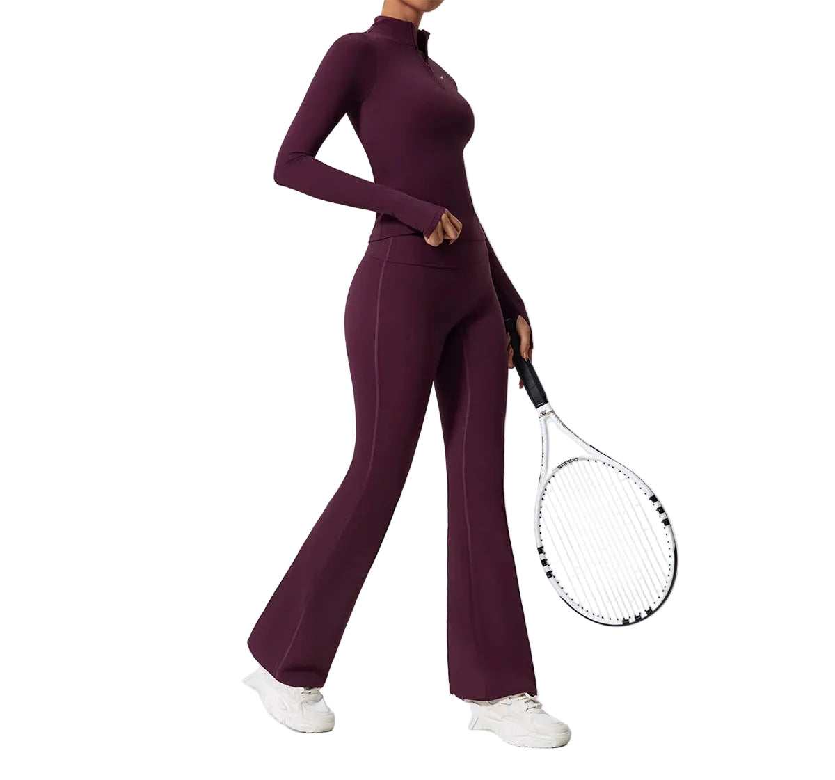 סט גקיט ומכנס ארוך פתח רחב