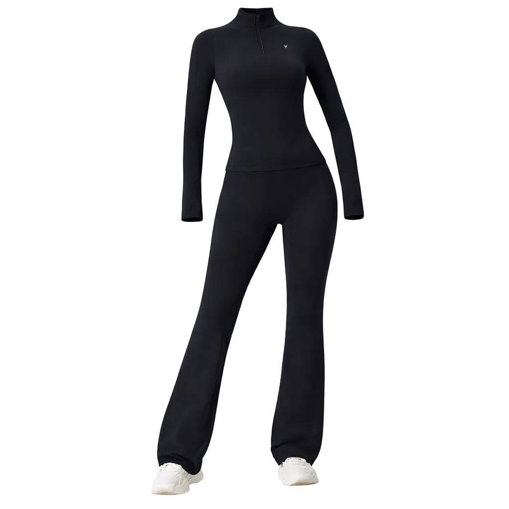 סט גקיט ומכנס ארוך פתח רחב