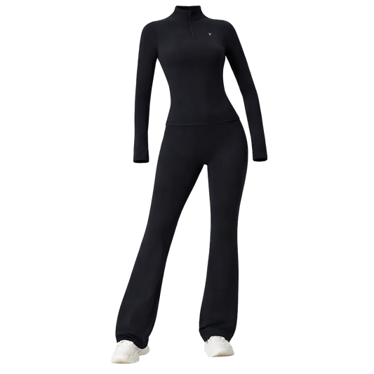 סט גקיט ומכנס ארוך פתח רחב