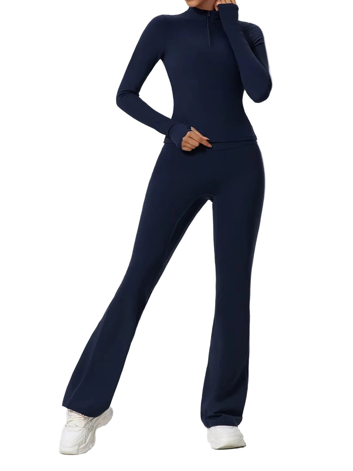 סט גקיט ומכנס ארוך פתח רחב